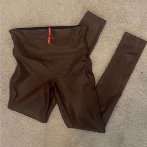 Spanx faux leather leggings